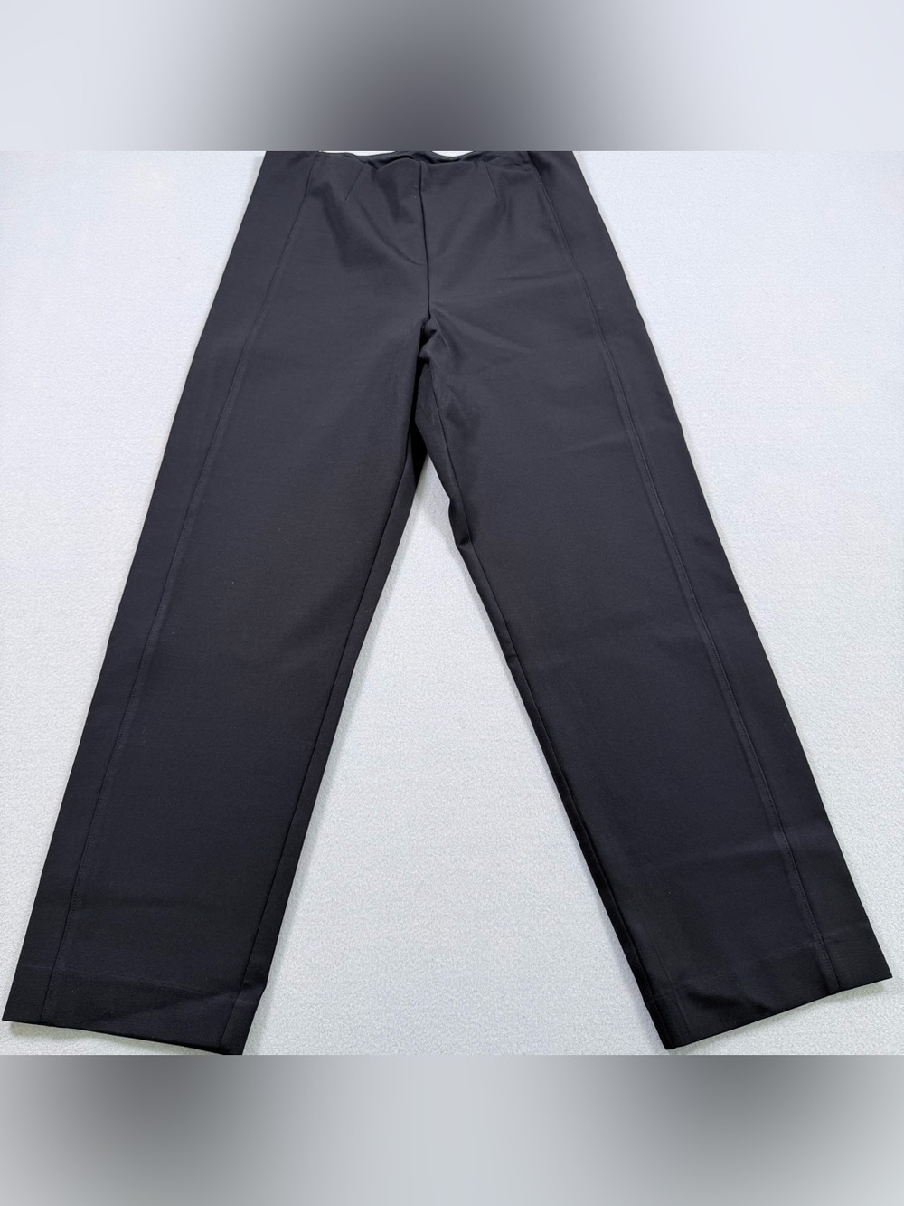 Express Columnist Straight High Rise Pants Black Medium